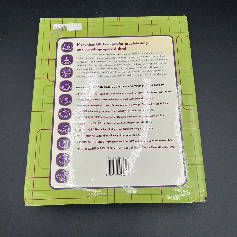 America's Quick Cuisine More Than 800 Easy-to-follow Recipes 2004
